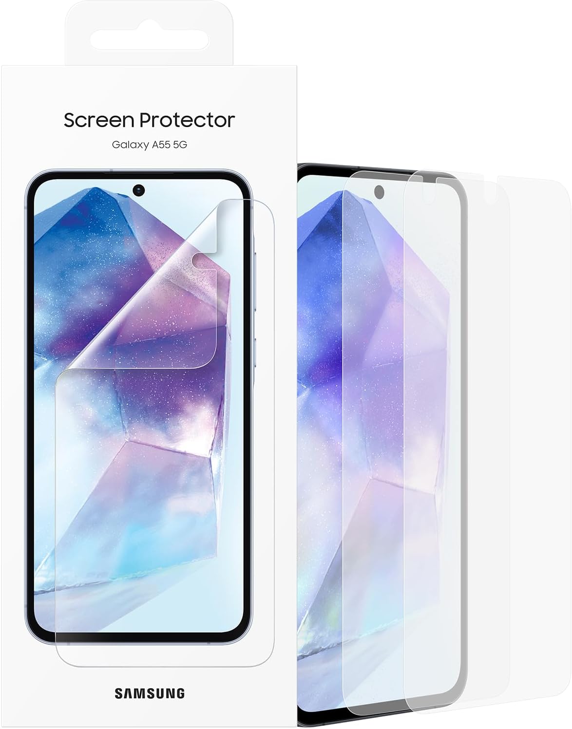 Pellicola Protettiva Display Samsung EF-UA556CTEGWW per Galaxy A55 5G SM-A556 Trasparente