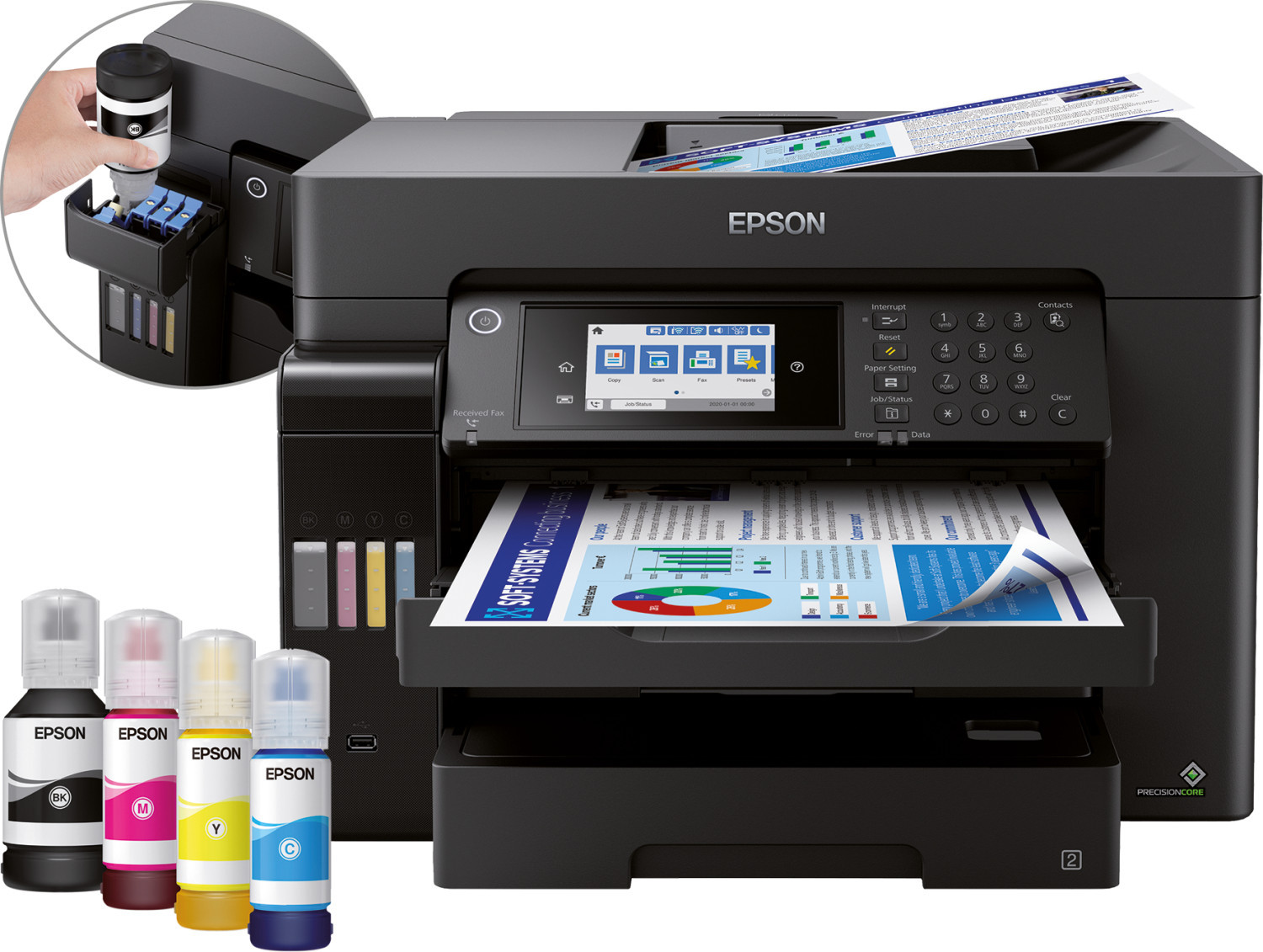 Epson ET16600 Stampante EcoTank Nero