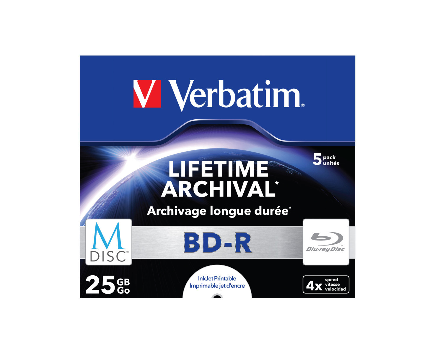 Verbatim M-Disc 4x BD-R 25 GB 5 pz