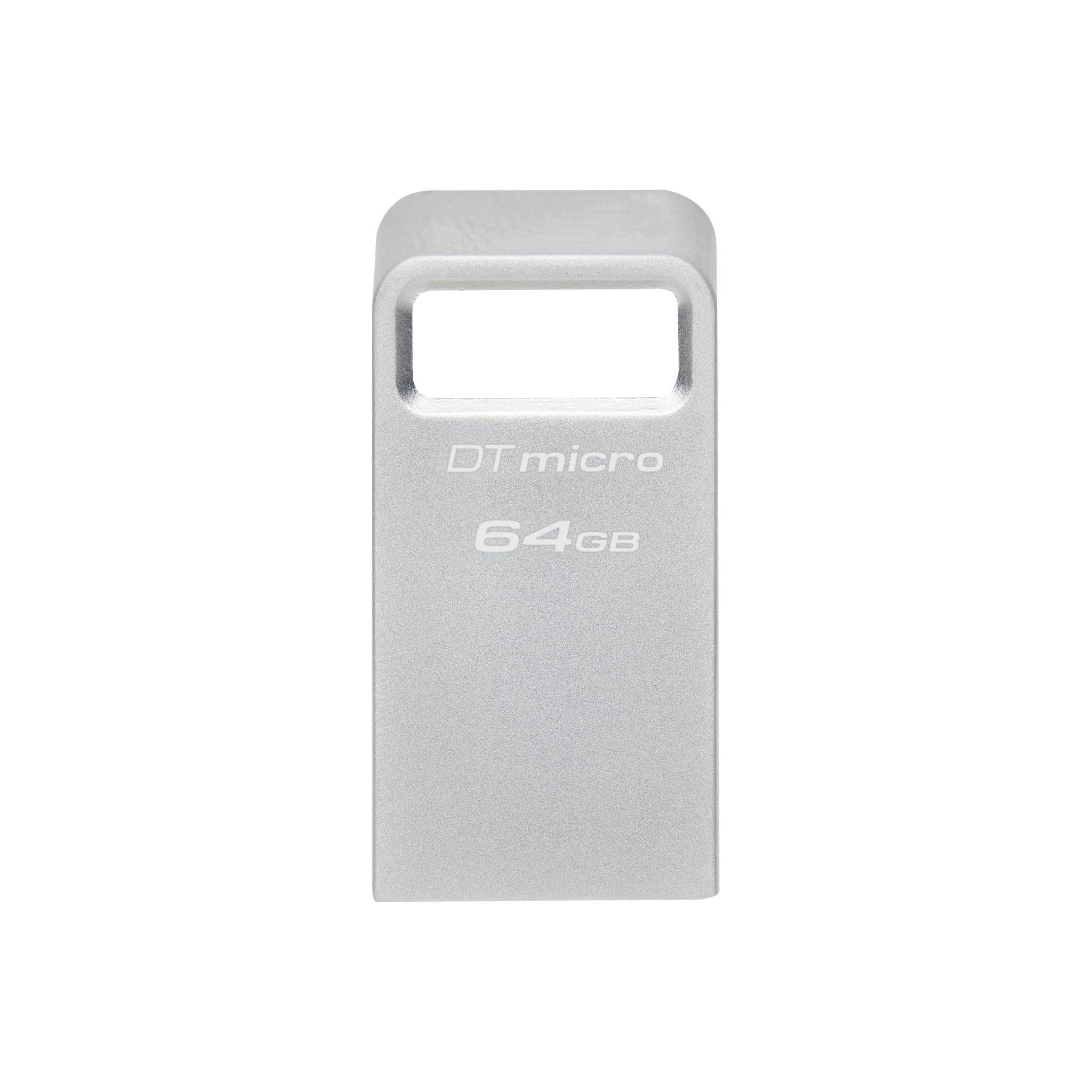 Kingston Technology DataTraveler Micro Pen Drive Chiavetta USB 64 GB 3.2 Gen 1 Argento