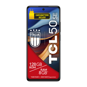 TCL 50 SE smartphone 4G USB tipo-C 4 GB 128 GB 5010 mAh Grigio