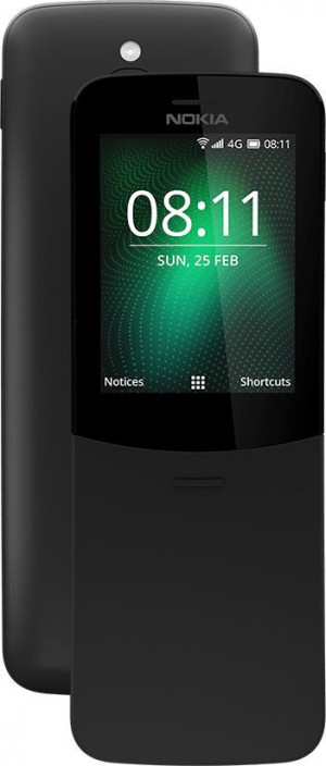 Nokia 8110 6,22 cm (2.45") Doppia SIM KaiOS 4G Micro-USB 0,5 GB 4 GB 1500 mAh Nero