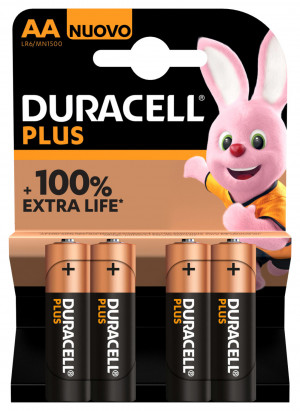 Duracell Plus 100 Batteria monouso Stilo AA Alcalino