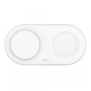 Belkin WIZ021vfWH Boost Charge Pro Tappetino di Ricarica 2 in 1 Bianco