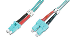 Digitus DK-2532-03/3 InfiniBand/fibre optic cable 3 m I-VH OM3 Colore acqua