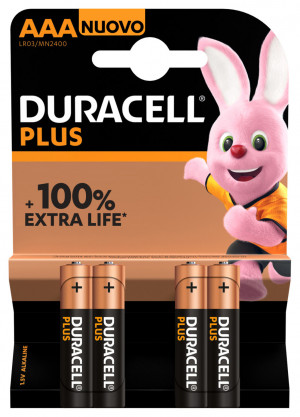 Duracell Plus 100 Batteria monouso Mini Stilo AAA Alcalino