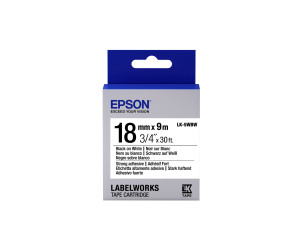 Epson LK-5WBW nastro per etichettatrice Nero su bianco