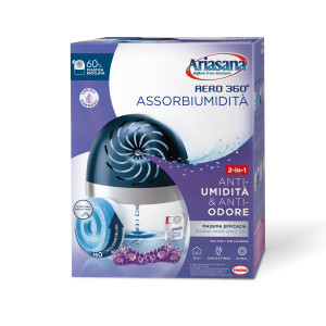 Ariasana 1737792 assorbitore di umidità domestico e ricarica per assorbitore Assorbitore (unità) Assorbiumidità e odori