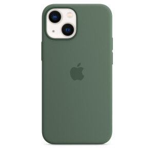 Custodia Cover Case MagSafe in silicone per iPhone 13 mini - Eucalipto