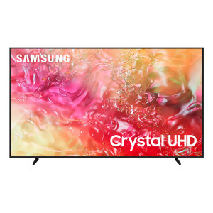 Samsung TV Crystal UHD 4K 85” UE85DU7170UXZT Smart TV Wi-Fi Black 2024, Processore Crystal 4K, 4K Upscaling, Slim Look Design, OTS Lite