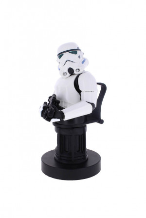 Exquisite Gaming Imperial Stormtrooper Cable Guy Phone and Controller Holder Personaggio da collezione