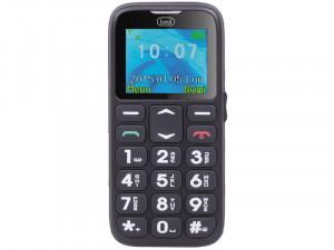 Trevi Sicuro 10 Telefono cellulare basico con tasti grandi Nero