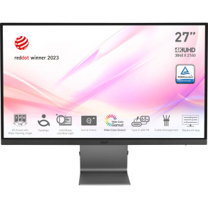 MSI Modern MD271UL Monitor PC 68,6 cm (27") 3840 x 2160 Pixel 4K Ultra HD Grigio