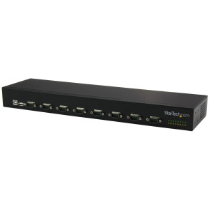 StarTech.com ICUSB23208FD hub di interfaccia USB 2.0 Nero