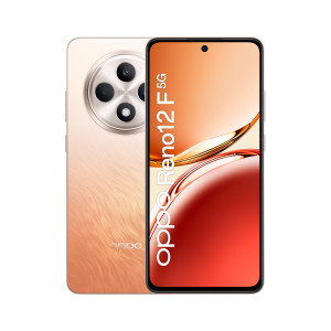 OPPO Reno12 F 5G AI Smartphone Tripla fotocamera 50+8+2MP Selfie 32MP Display 6.67 pollici 120HZ AMOLED FHD+ 5000mAh RAM 8GB Esp4GB 6GB 8GB +ROM 256GB Versione Italia Amber Orange