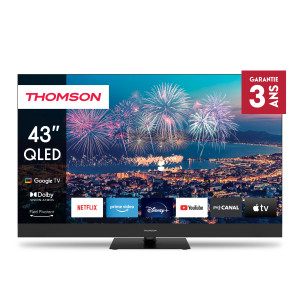 Thomson 43QG6C14 Smart Tv Schermo da 43 Pollici 4K Ultra HD Wi-Fi Nero