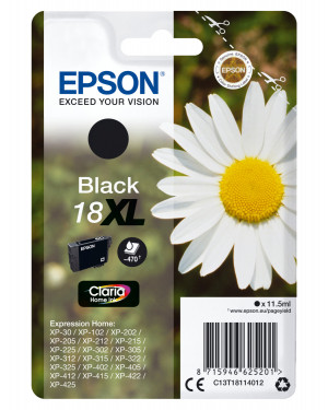Epson Daisy C13T18114012 cartuccia d'inchiostro 1 pz Originale Resa elevata (XL) Nero