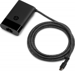 HP USB-C 65W Laptop Charger adattatore e invertitore Interno Nero