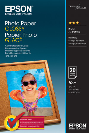 Epson Photo Paper Glossy carta fotografica A3+ Lucida