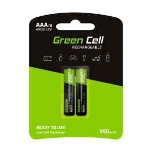 Green Cell GR07 batteria per uso domestico Batteria ricaricabile Mini Stilo AAA Nichel-Metallo Idruro (NiMH)