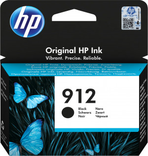 HP 912 Black Original Ink Cartridge Cartuccia d'Inchiostro 1 pz Resa Standard