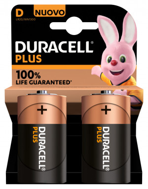 Duracell Plus 100 D Batteria monouso Alcalino