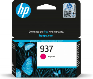 HP 937 Magenta Original Ink Cartridge Cartuccia d'Inchiostro 1 pz Resa Standard