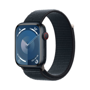 Smartwatch Apple Watch Series 9 GPS + Cellular Cassa 45mm in Alluminio Mezzanotte con Cinturino Sport Loop Mezzanotte Venduto come Grado A 0195949024504