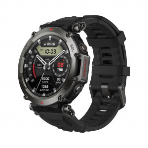 Amazfit T-Rex Ultra Smartwatch AMOLED Digitale 454 x 454 Pixel Touch screen Nero Wi-Fi GPS