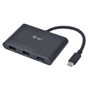 i-tec C31DTPDHDMI pannello drive bay Nero