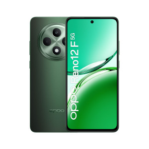 OPPO Reno12 F 5G AI Smartphone Tripla fotocamera 50 8 2M Selfie 32MP Display 6.67 pollici 120HZ AMOLED FHD 5000mAh RAM 8GB Esp4GB.6GB.8GB ROM 256GB Versione Italia Olive Green