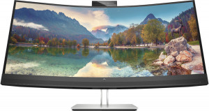 HP E34m G4 WQHD Curved USB-C Conferencing Monitor Monitor PC 86,4 cm (34") 3440 x 1440 Pixel Wide Quad HD Nero