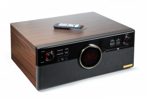 Technaxx TX137 4850 Giradischi Convertitore Vinile CasSette Bluetooth Semiautomatico Nero Legno