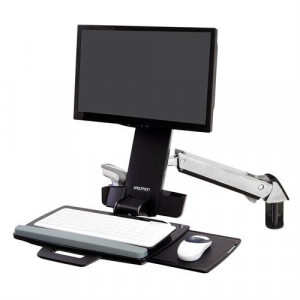 Ergotron Styleview Sit-Stand Combo Arm 61 cm (24") Alluminio Parete