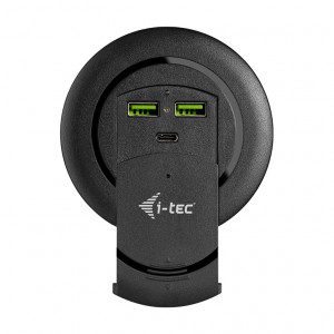 i-tec CHARGER96WD Caricabatterie per dispositivi mobili Universale Nero AC Ricarica rapida Interno