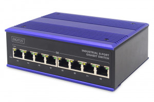 ASSMANN Electronic DN-651119 switch di rete Gigabit Ethernet (10/100/1000) Nero, Blu