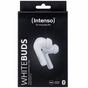 Cuffie Intenso T302A White Buds True Wireless Stereo In-ear Chiamate Musica Sport Tutti i giorni USB tipo-C Bluetooth Bianco