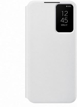 Custodia Samsung EF-ZS906CWEGEE Smart Clear View Cover Galaxy S22 Plus SM-S906B Bianco 