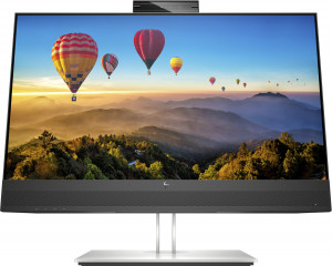 HP E24m G4 FHD USB-C Conferencing Monitor Monitor PC 60,5 cm (23.8") 1920 x 1080 Pixel Full HD Nero, Argento