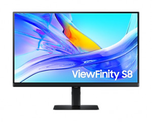 Samsung ViewFinity S8 S80UD Monitor PC 27 Pollici 3840 x 2160 Pixel 4K Ultra HD LED Nero