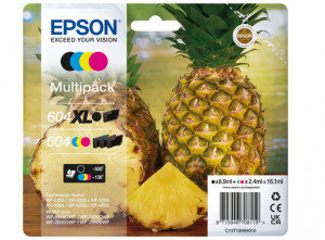 Epson 604XL cartuccia d'inchiostro 4 pz Originale Resa elevata (XL) Nero, Ciano, Magenta, Giallo