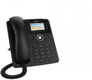 Snom Tischtelefon D717 telefono IP Nero 3 linee TFT