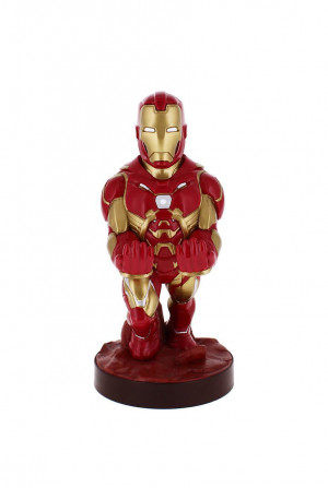 Exquisite Gaming Cable Guys Iron Man Supporto passivo Controller per videogiochi, Telefono cellulare/smartphone, Telecomando Oro, Rosso