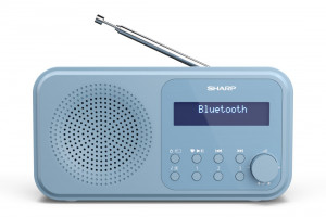 Sharp DR-P420 Radio Portatile Digitale senza ﬁli Bluetooth Blu