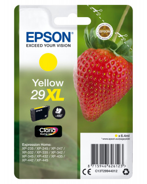 Epson Strawberry C13T29944022 cartuccia d'inchiostro 1 pz Originale Giallo