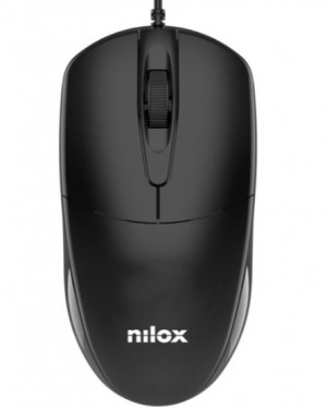 Nilox MOUSB1011 mouse Ufficio USB tipo A Ottico 1200 DPI