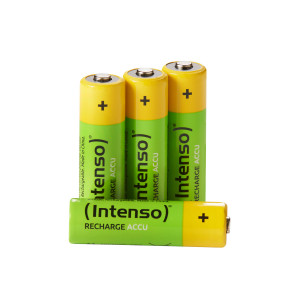 Intenso HR6 Batteria Ricaricabile Energy Eco 2100mAh AA Nichel Metallo Idruro NiMH Giallo Verde