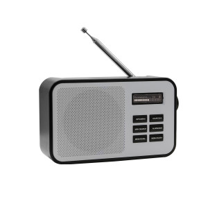 Xtreme Radio portatile DAB/DAB+/FM Bianco Nero