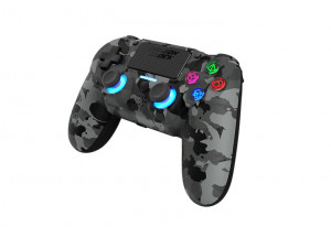 Dragonshock Mizar Mimetico, Grigio Bluetooth Gamepad Analogico/Digitale PlayStation 4