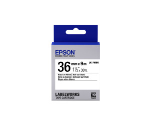 Epson LK-7WBN nastro per etichettatrice Nero su bianco